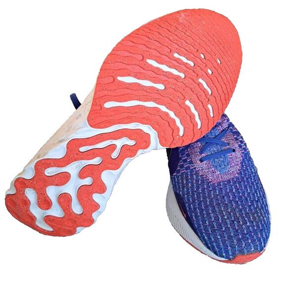 Womens Nike React Infinity Run Flyknit‎ 3 Racer Blue Crimson Sneakers Size 8 - Picture 5 of 6